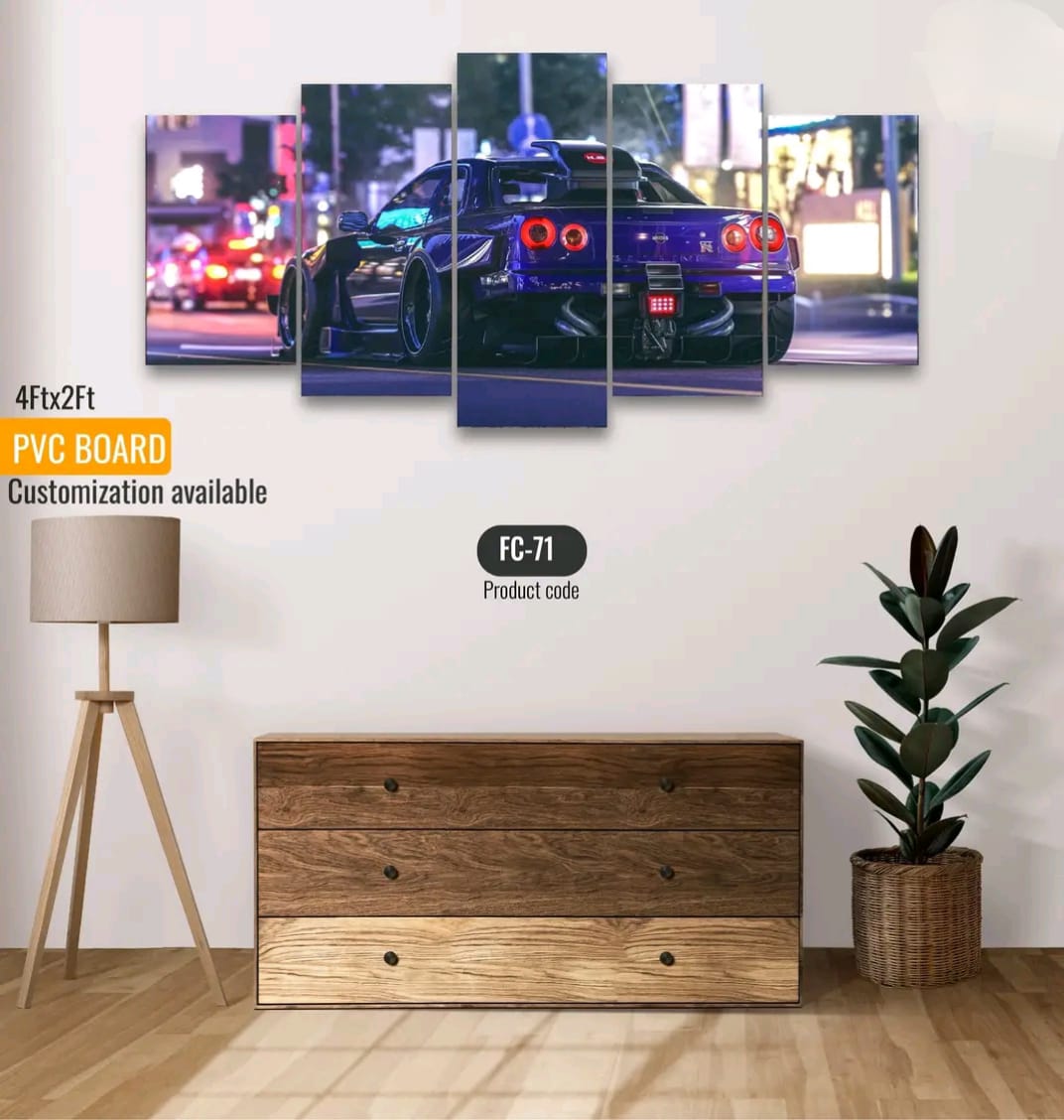 Picture of 5Pcs In 1 Set Wall Canvas printing