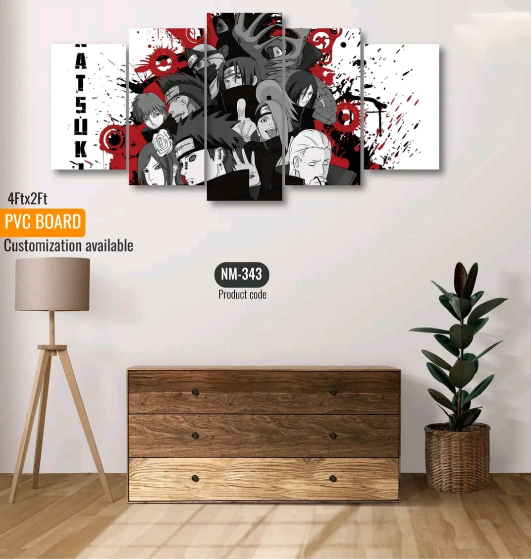 Picture of Wall Canvas Printing 5 Pcs in 1 Set