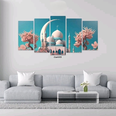 Picture of 5Pcs In 1 Set Wall Canvas printing