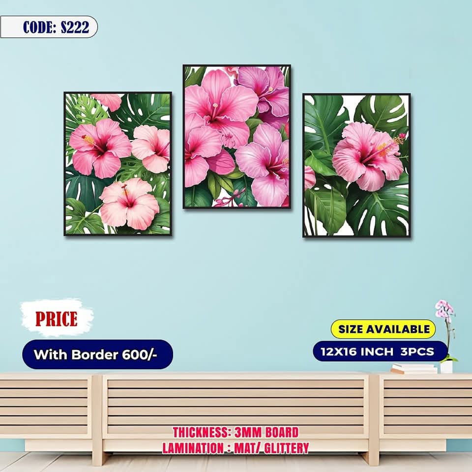 Picture of 3 pcs Most Unique Combo Wallboard set for Home Decoration. Wall Decoration for Home