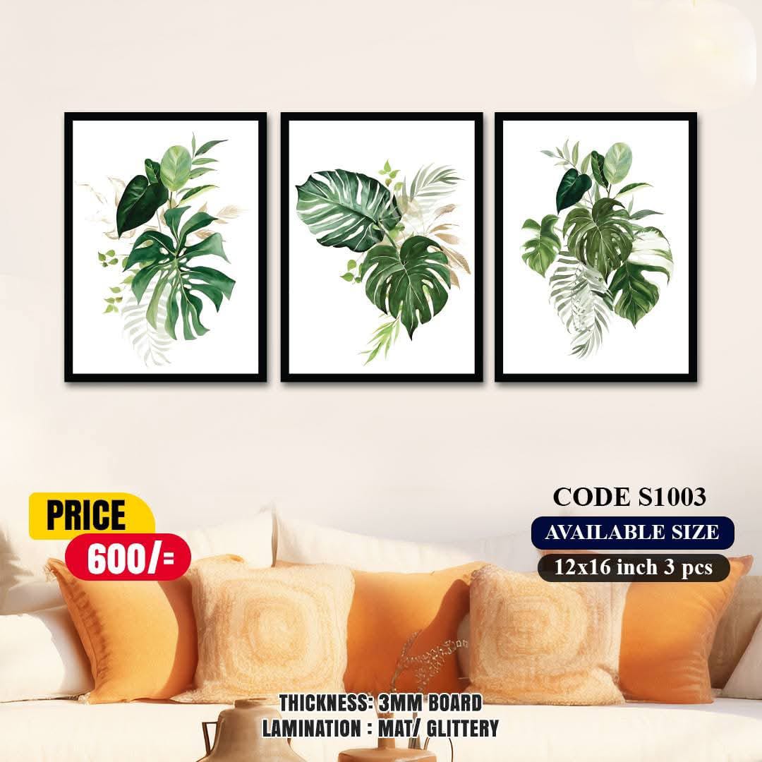 Picture of 3 pcs Most Unique Combo Wallboard set for Home Decoration. Wall Decoration for Home