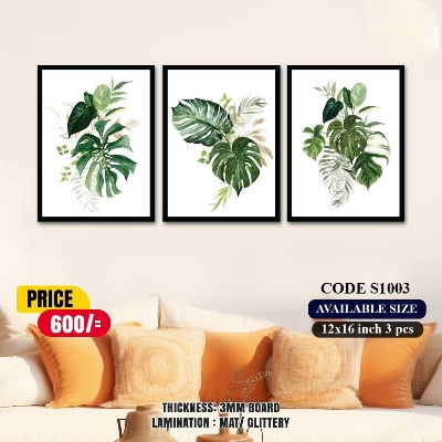 Picture of 3 pcs Most Unique Combo Wallboard set for Home Decoration. Wall Decoration for Home