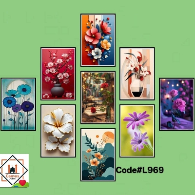 Picture of Premium PVC & HD Sticker Wallmate Set – 9pcs Combo