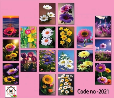 Picture of 18pcs Unique Design Wallmate Combo Set – Perfect for Home & Office Wall Decoration