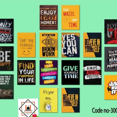 Picture of 18pcs Unique Design Wallmate Combo Set – Perfect for Home & Office Wall Decoration