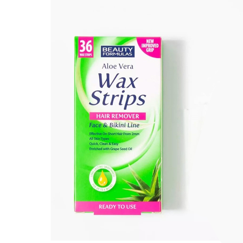 Picture of International USA product Aloe vera wax strips-36 piece