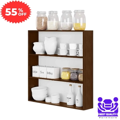 Picture of Furniture Express Best Quality Furniture Kitchen Shelf Racks Wall Shelf Rack For Kitchen Storage Boxes Spice Jars Rack - Minimalistic Sophistication