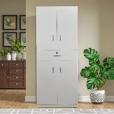 Picture of Furniture Express Unique Design 4 Door Almirah with Locker Drawer/ Bedroom Furniture Wardrobe/ Cloth Storage Cabinet by Best Quality Furniture