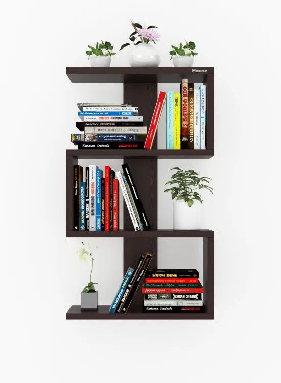 Picture of Furniture Express Home & Office Book Shelf | Book Organizer | Showpiece Shelf | Showpiece Organizer | ZikZak Design