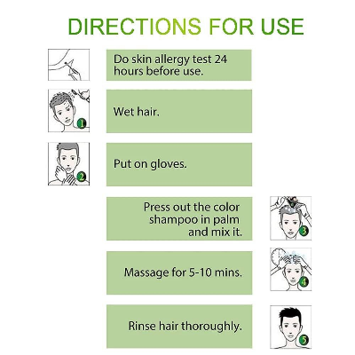 Picture of Dexe Black Hair Shampoo Men & Women - 400 Ml