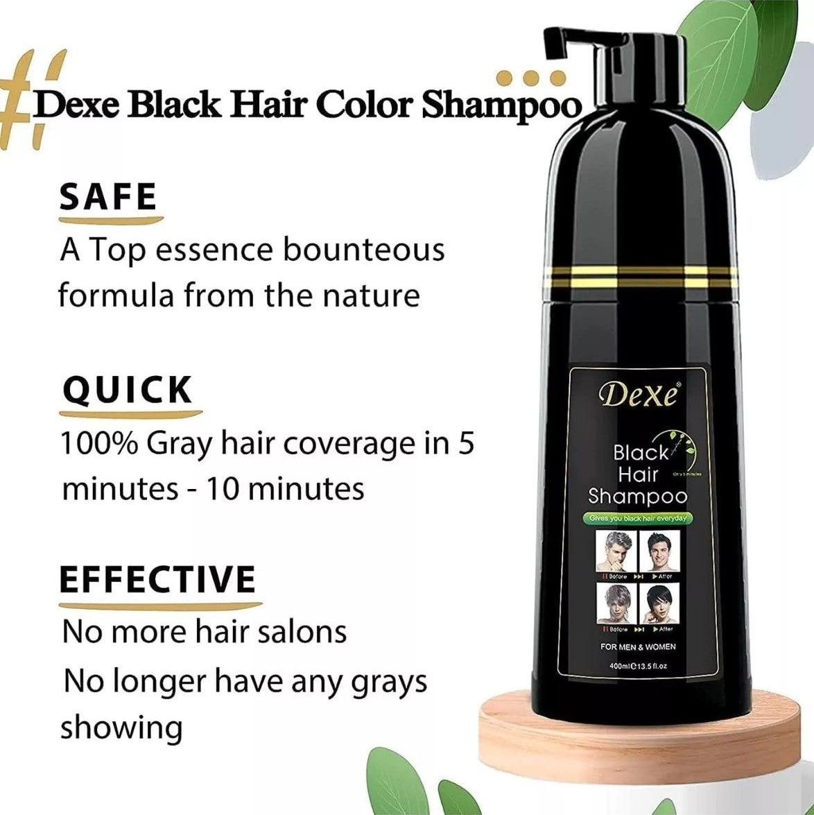 Picture of Dexe Black Hair Shampoo Men & Women - 400 Ml