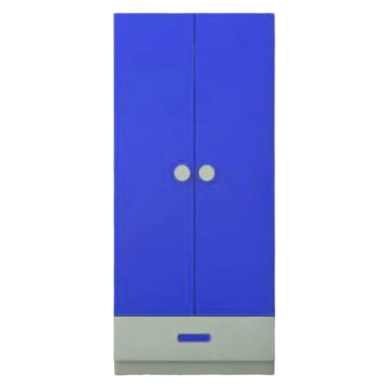 Picture of Furniture Express 2 Door Palencia Almirah with Locker Drawer or Cloth Storage Organizer for Living Room & Bedroom | Multipurpose Wardrobe for