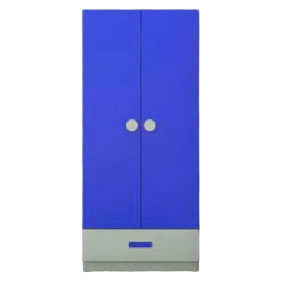 Picture of Furniture Express 2 Door Palencia Almirah with Locker Drawer or Cloth Storage Organizer for Living Room & Bedroom | Multipurpose Wardrobe for