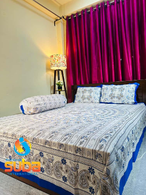 Picture of ১টি ক্লাসিকাল প্রাইম লাক্সারি প্যানেল বেডশিট