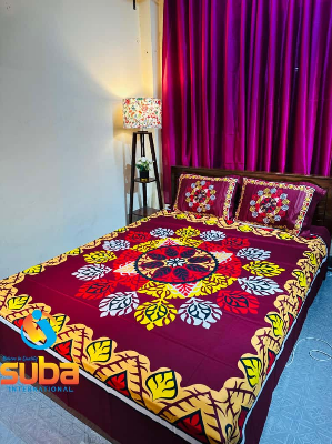 Picture of ১টি ক্লাসিকাল প্রাইম লাক্সারি প্যানেল বেডশিট