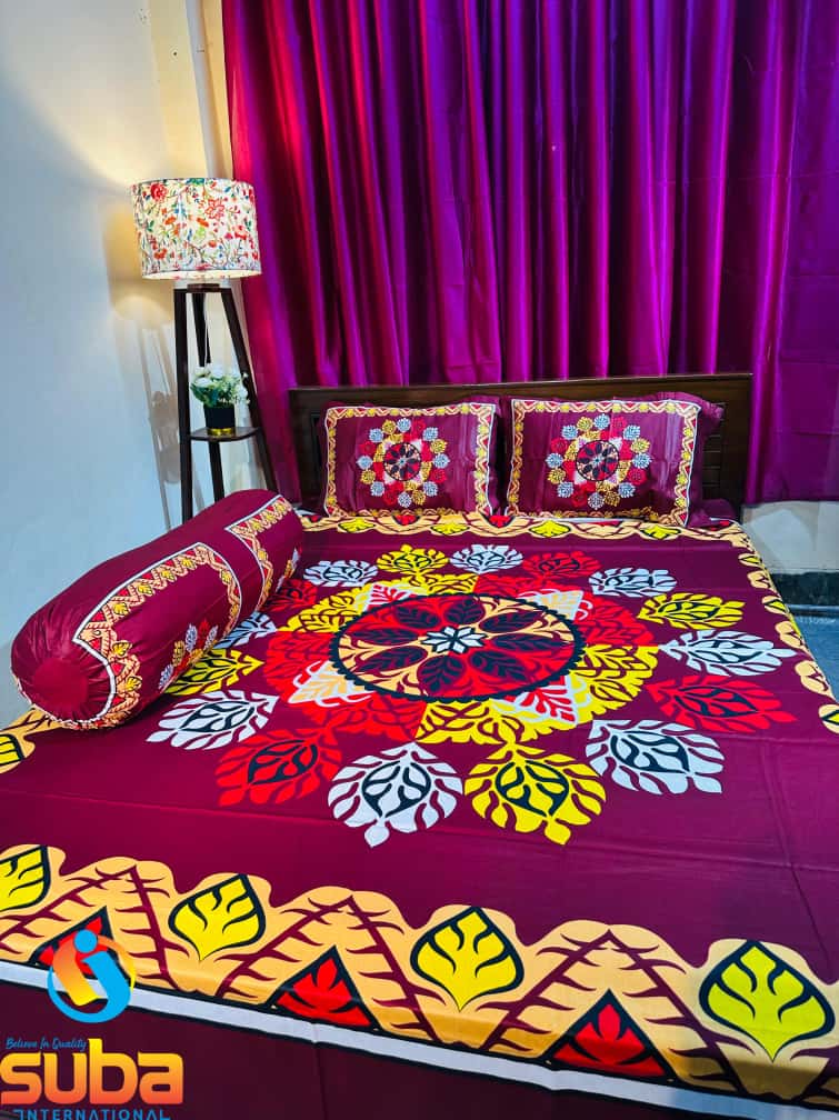 Picture of ১টি ক্লাসিকাল প্রাইম লাক্সারি প্যানেল বেডশিট