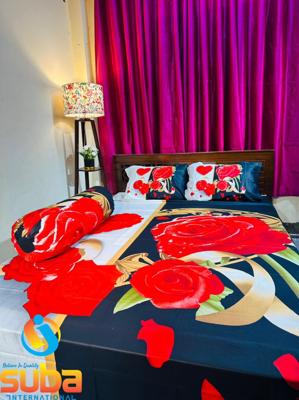 Picture of ১টি ক্লাসিকাল প্রাইম লাক্সারি প্যানেল বেডশিট