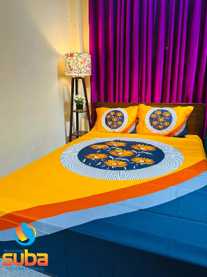 Picture of ১টি ক্লাসিকাল প্রাইম লাক্সারি প্যানেল বেডশিট