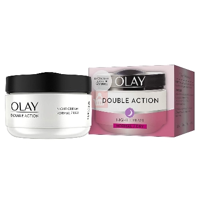 Picture of 50 ml OLAY DOUBLE ACTION night cream International poland product used for male female
