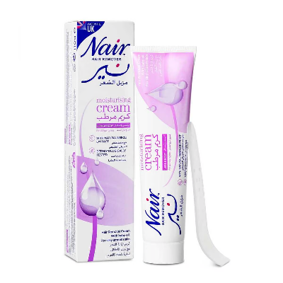 Picture of 110 ml Nair Unwanted Hair removal moisturising cream International UK product used for male/ female