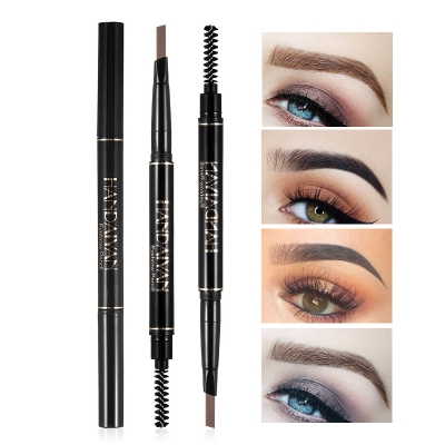 Picture of HANDAIYAN  Waterproof Eyebrow Pencil Dark Brown, Premium Eye Brow Pencil Brn with Spoolie Brush, Longwearing for Perfect Brows