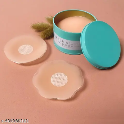 Picture of Women Silicone Nipple Stickers Anti-bump Chest Pad Lift Nipple Cover Pads 1-Pair