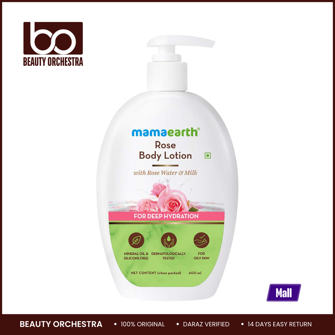 Picture of Mamaearth Rose Body Lotion with Rose Water and Milk For Deep Hydration - 400ml