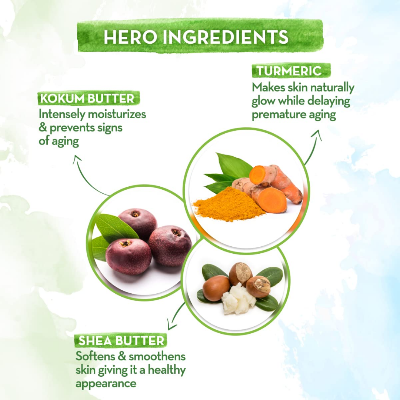 Picture of Mamaearth Ubtan Body Lotion with Turmeric & Kokum Butter for Glowing Skin - 200ml