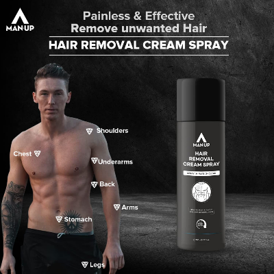 Picture of Man-Up Hair Removal Cream Spray - 200ml