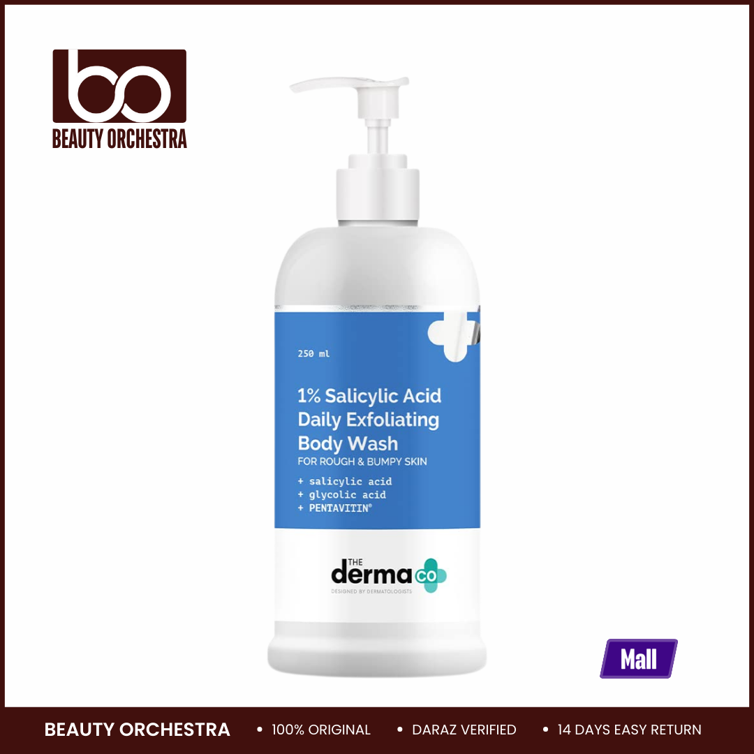 Picture of The Derma Co 1% Salicylic Acid Daily Exfoliating Body Wash - 250ml