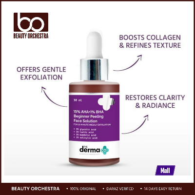 Picture of The Derma Co 15% AHA + 1% BHA Beginner Face Peeling Solution - 30 ml