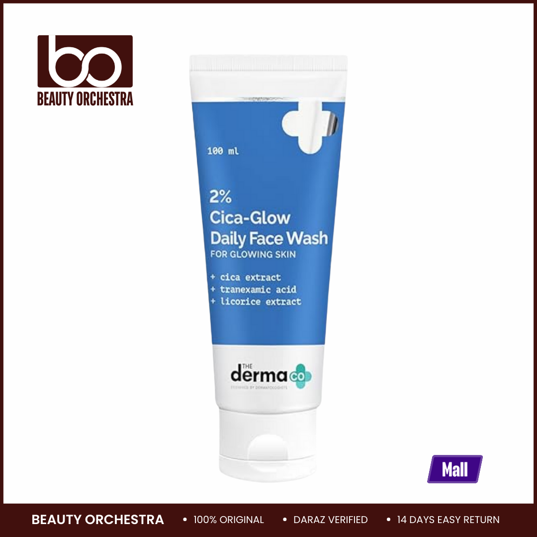 Picture of The Derma Co 2% Cica-Glow Daily Face Wash - 100ml