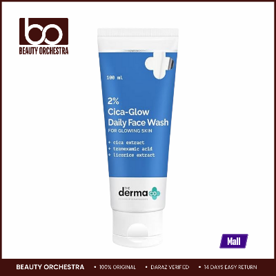 Picture of The Derma Co 2% Cica-Glow Daily Face Wash - 100ml