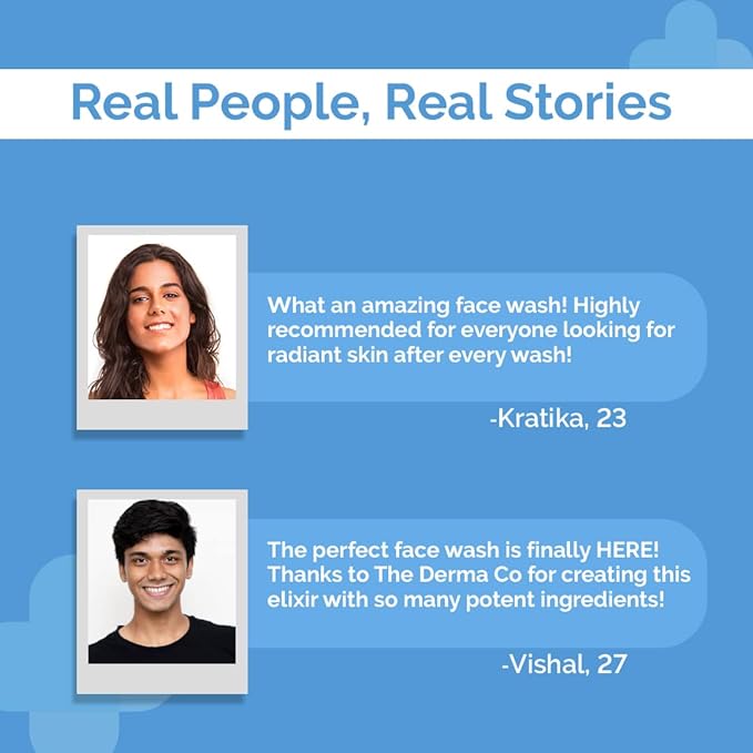 Picture of The Derma Co 2% Cica-Glow Daily Face Wash - 100ml