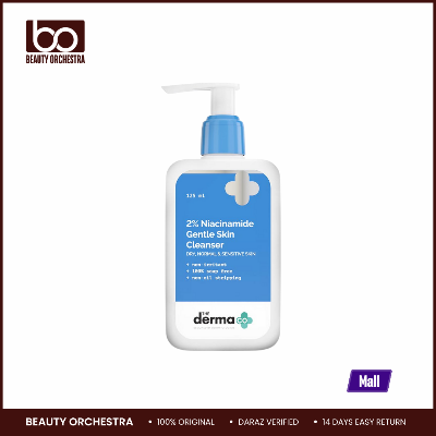 Picture of The Derma Co 2% Niacinamide Gentle Skin Cleanser for Sensitive Dry Normal Skin - 125 ml