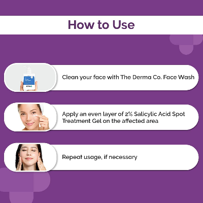 Picture of The Derma Co 2% Salicylic Acid Spot Treatment Gel - 30 ml