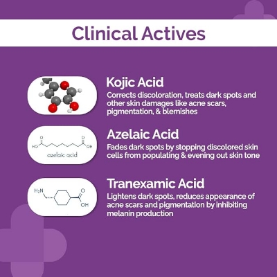 Picture of The Derma Co 3% Kojic Acid Dark Spot Corrector Gel For Spotless & Radiant Skin - 30g