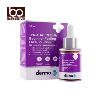 Picture of The Derma Co 15% AHA + 1% BHA Beginner Face Peeling Solution - 30 ml