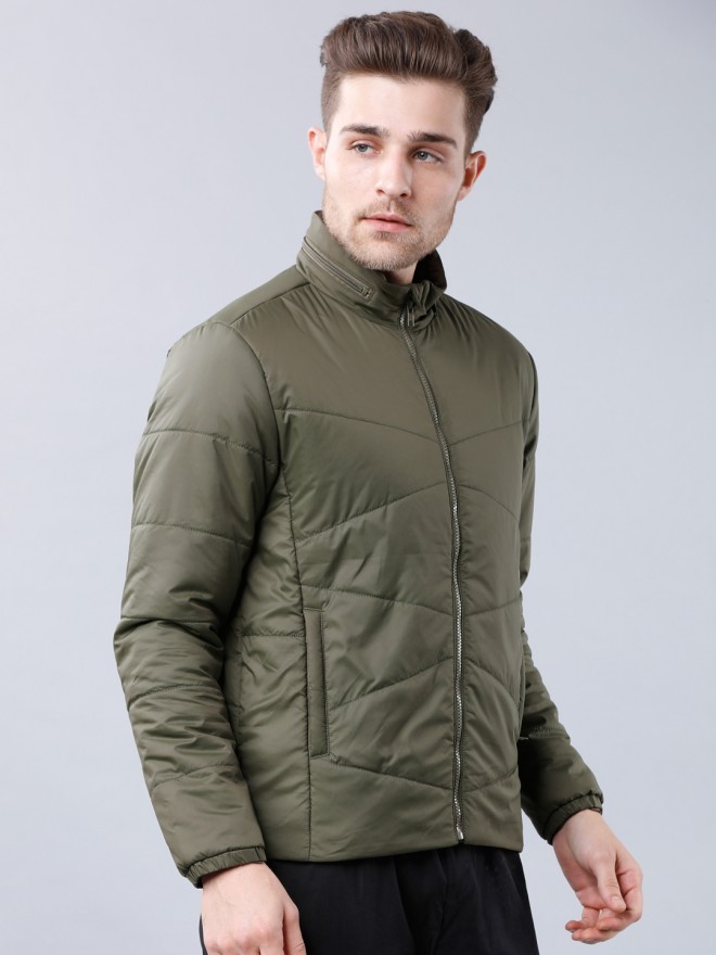 Picture of Pantoneclo Premium Quality Men's Padding Hoodie Jacket - Coronet Blue / Cappuccino / White