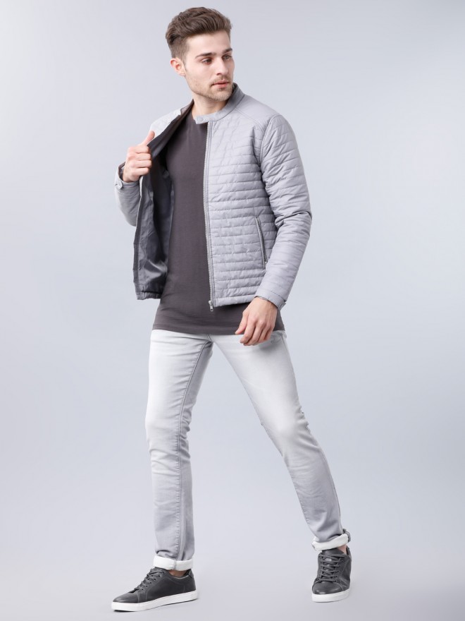 Picture of Pantoneclo Premium Quality Men's Padding Jacket - Dusted Clay & Metallic Grey