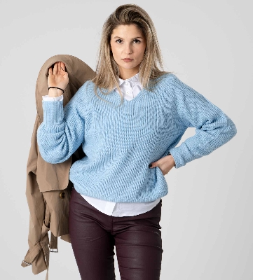 Picture of Pantoneclo Premium Women's V-Neck Sweater / Cardigan