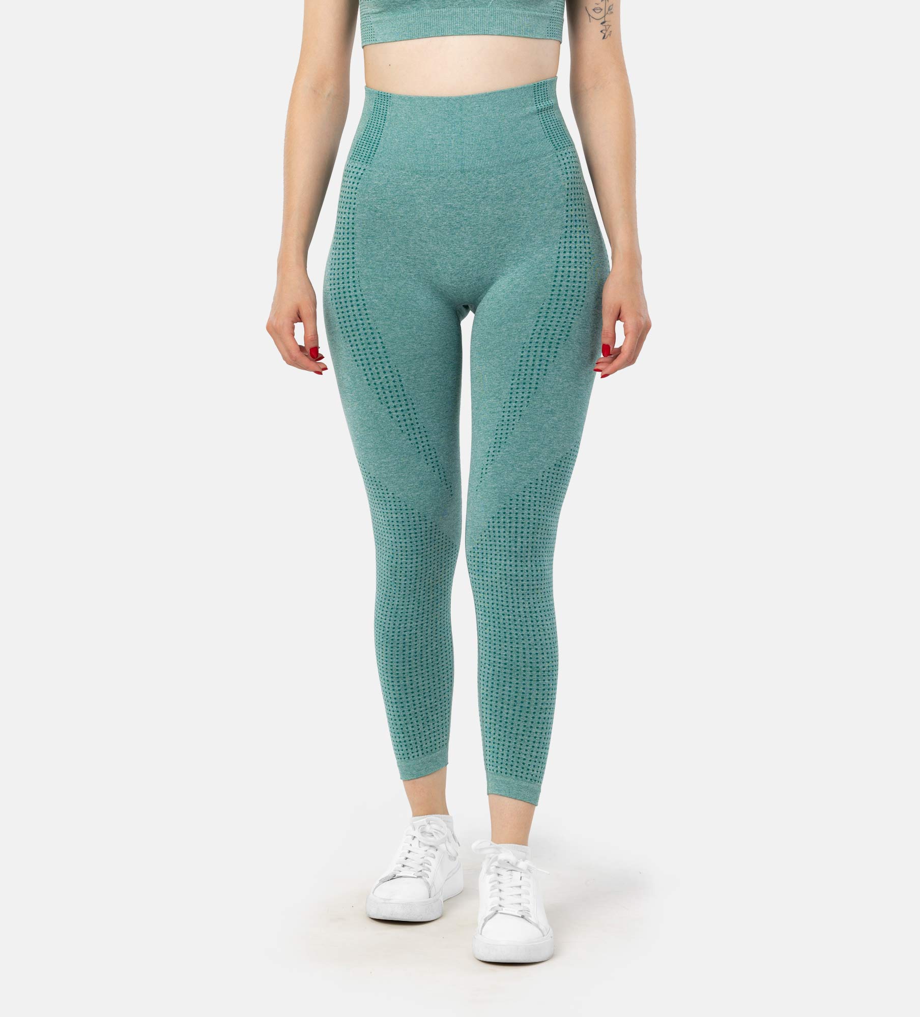 Picture of Leafletic Women’s Seamless Leggings | High-Waist Activewear Tights | Ultra Comfort Gym Wear, Yoga & Fitness Pants | Workout Outfit for Running & Training