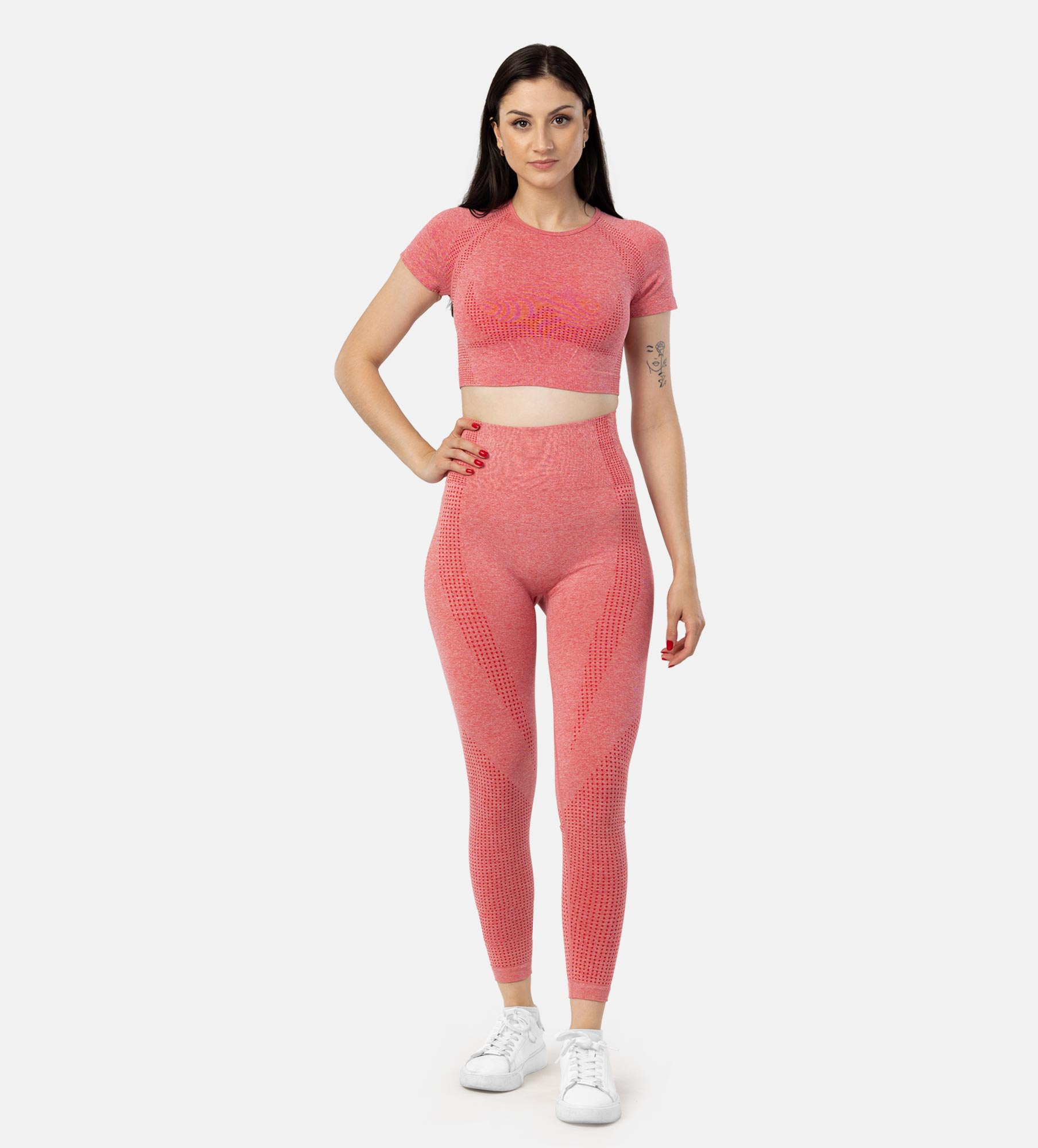 Picture of Leafletic Women’s Seamless Activewear Set | Ultra Comfort Gym Wear for Women | Workout Outfit & Leggings with Top | Two-Piece Sportswear | Yoga & Training Outfit