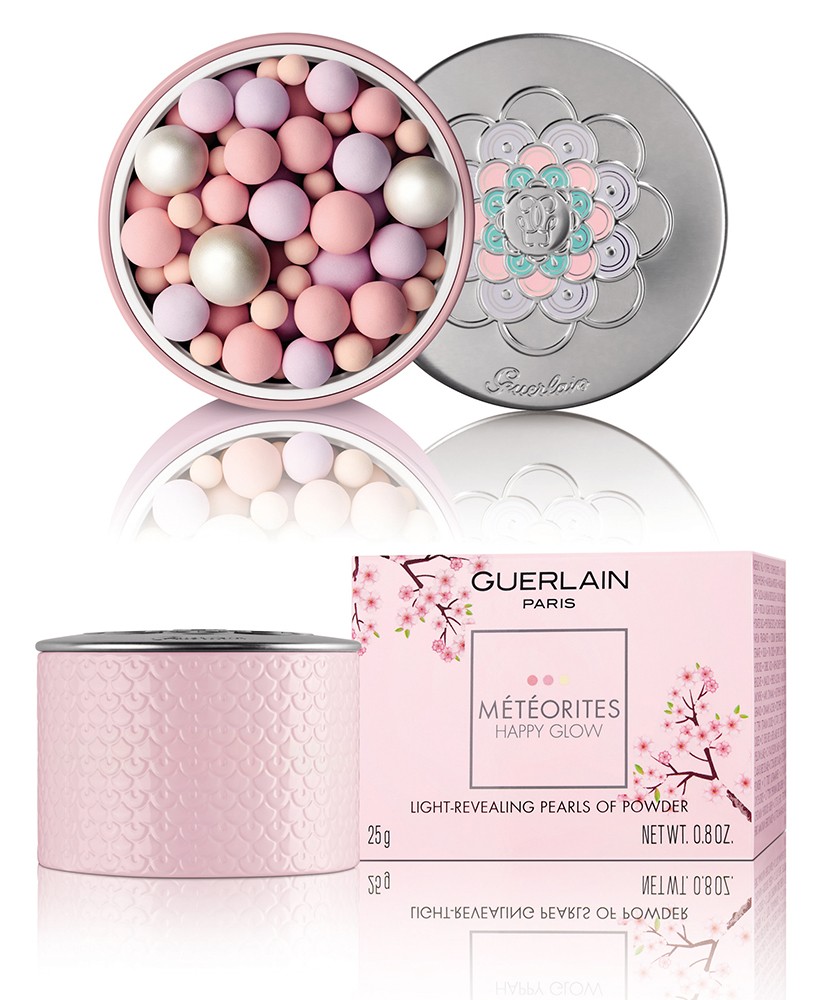 GUERLAIN 春粉櫻花限定幻彩流星彩妝粉盒