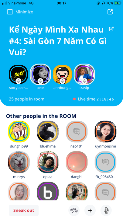 <i>Vô tình va vào room trên OnMic, vậy là cùng... tám chuyện thôi :)))</i>