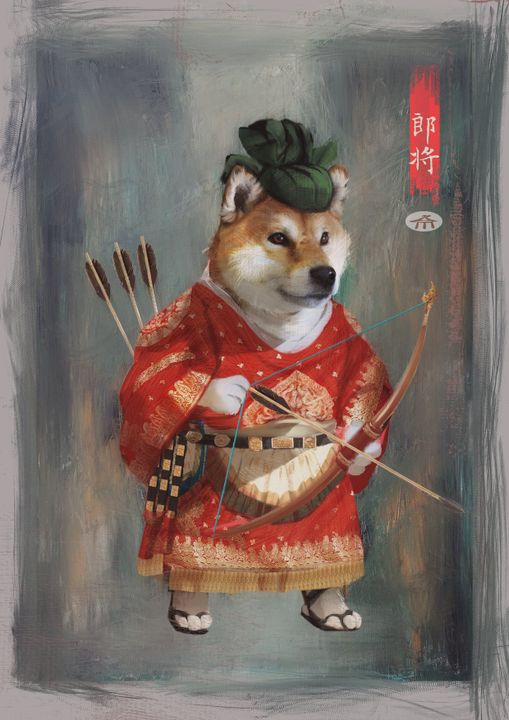 Doge mặc quan phục thời Lý, ảnh của Ấm Chè