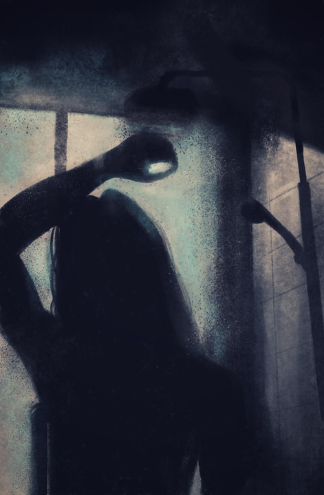 Night shower - r/Art