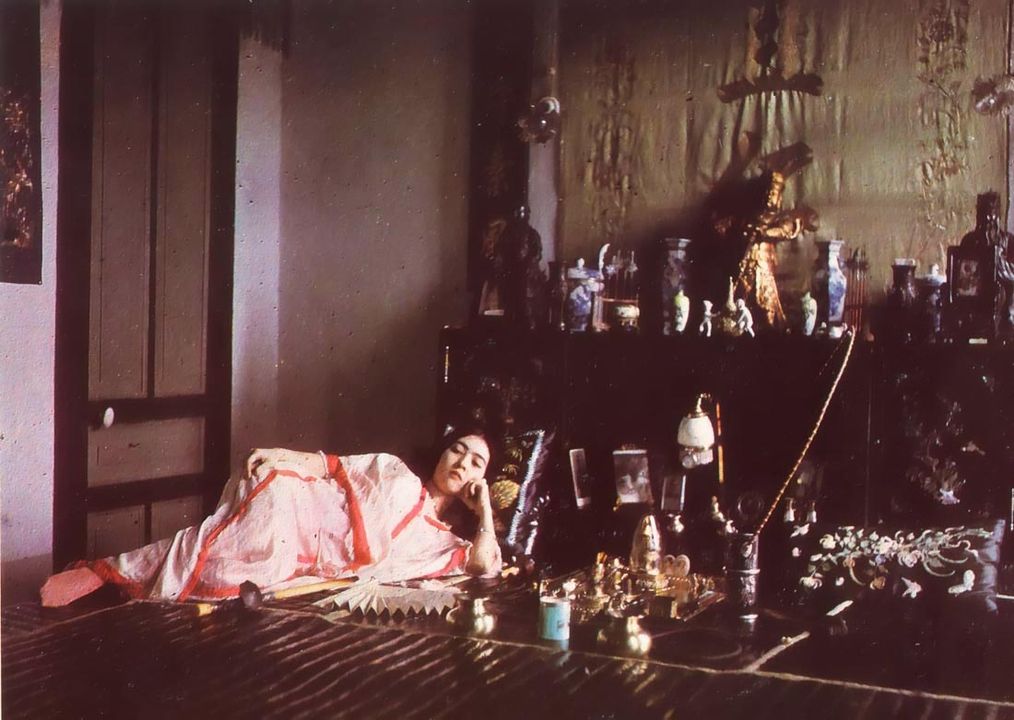 Photo: Woman Smoking Opium, Hanoi – French Indochina circa 1915, by Léon Busy
