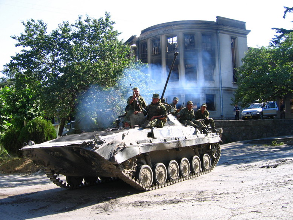 BMP-2 của Nga ở phía Nam Ossetia