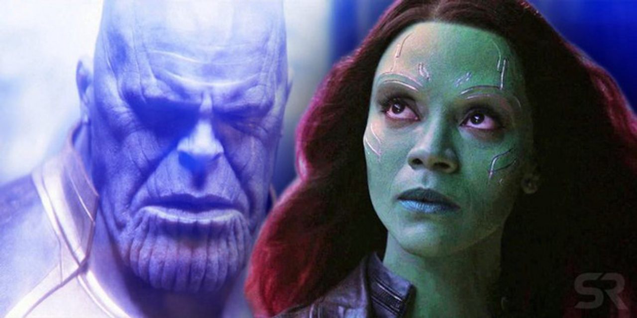 Thanos cứu Gamora khỏi diệt vong, rồi cũng chính hắn đẩy cô xuống vực thẳm.